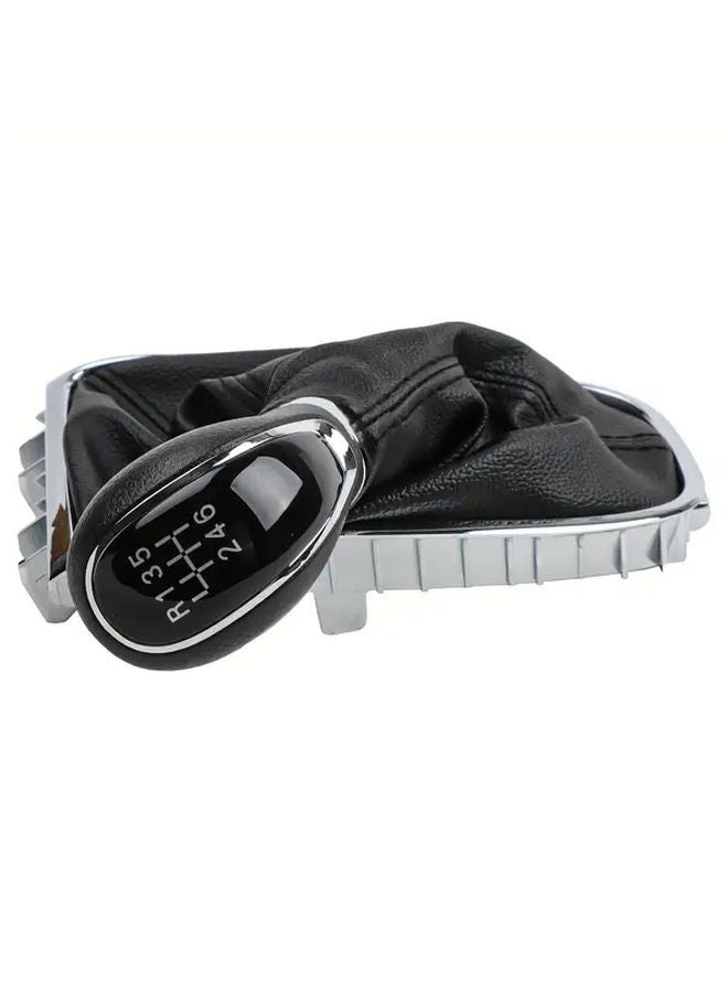 Manual Gear Shift Knob 6 Speed Ergonomic Grip Black For R135 R246 Models - Image 4